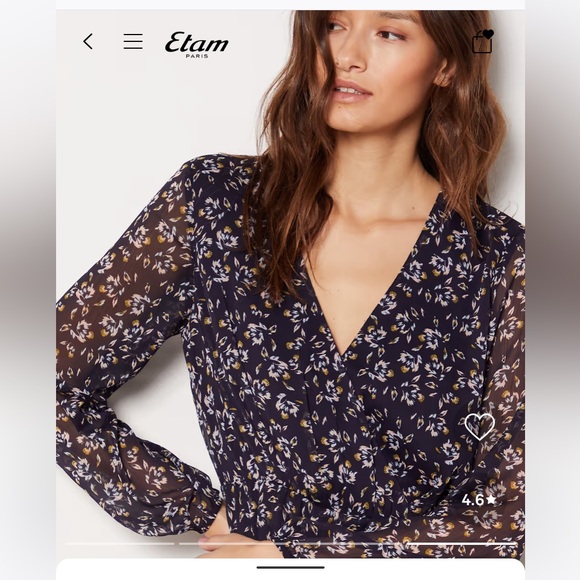 Last chance! PRIMROSE V-Neck Long-Sleeve Floral Mini Dress - Picture 8 of 8